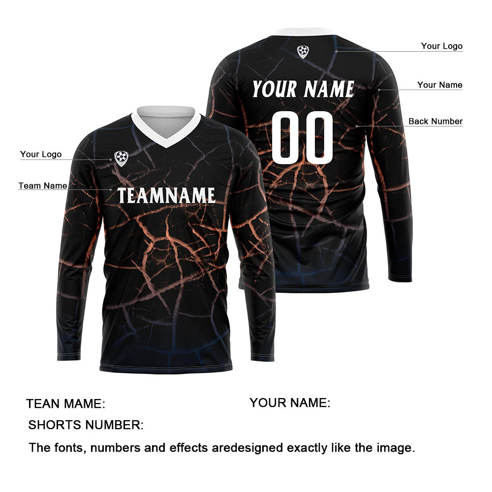 Custom Orange Blue Basketball Soccer Football Shooting Long T-Shirt for Adults and Kids enthsush
