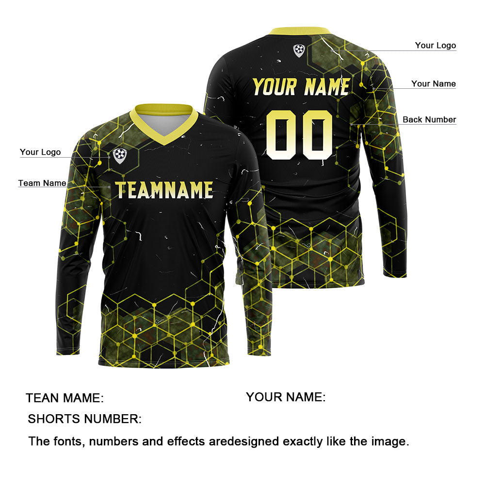 Custom Yellow Basketball Soccer Football Shooting Long T-Shirt for Adults and Kids enthsush