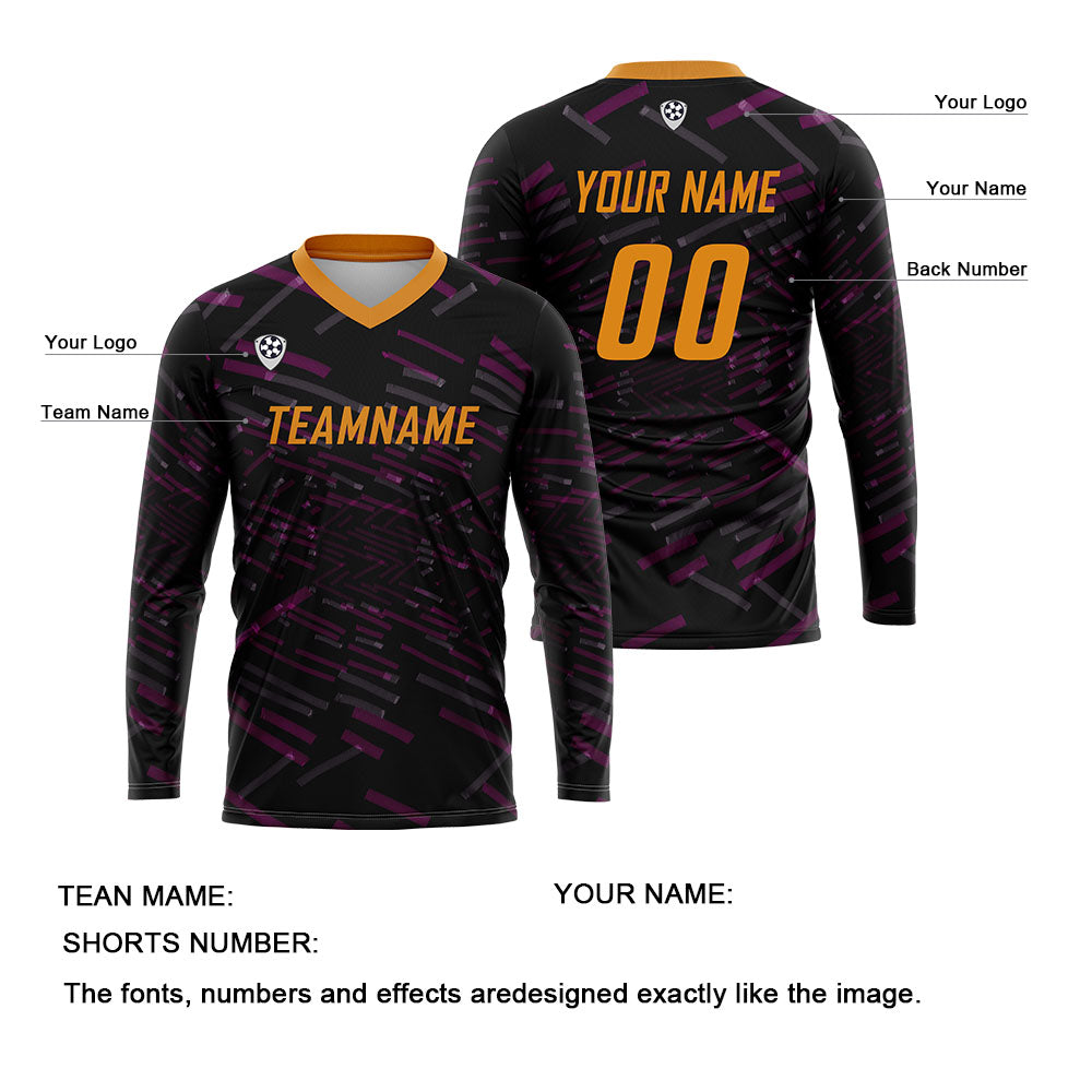 Custom Purple Orange Basketball Soccer Football Shooting Long T-Shirt for Adults and Kids enthsush