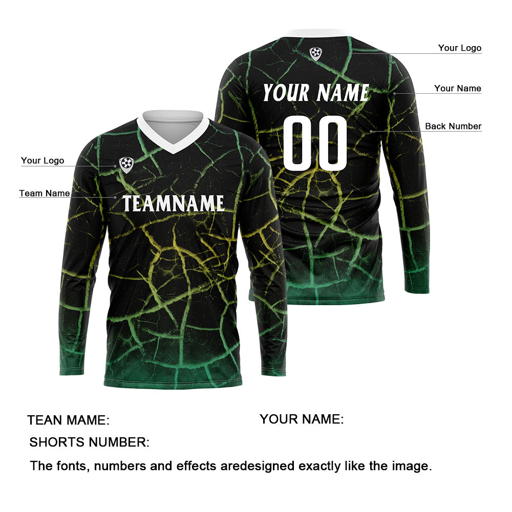 Custom Yellow Green Basketball Soccer Football Shooting Long T-Shirt for Adults and Kids enthsush