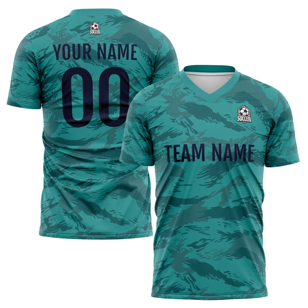 Custom Soccer Jerseys for Men Women Personalized Soccer Uniforms for Adult and Kid Green enthsush