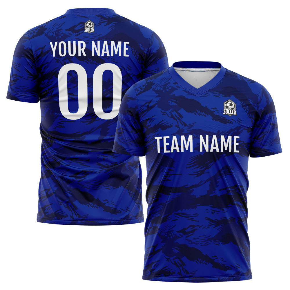 Custom Soccer Jerseys for Men Women Personalized Soccer Uniforms for Adult and Kid Blue enthsush