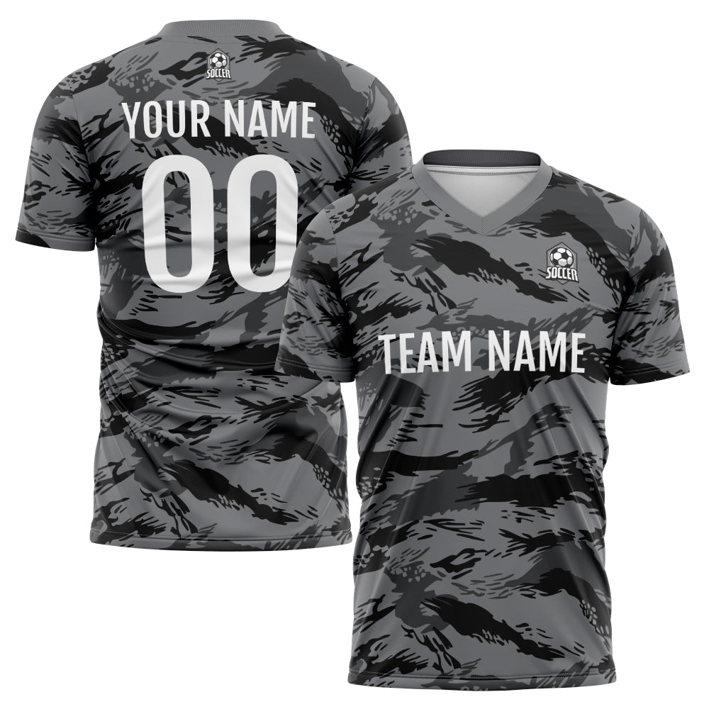 Custom Soccer Jerseys for Men Women Personalized Soccer Uniforms for Adult and Kid Dark Gray enthsush