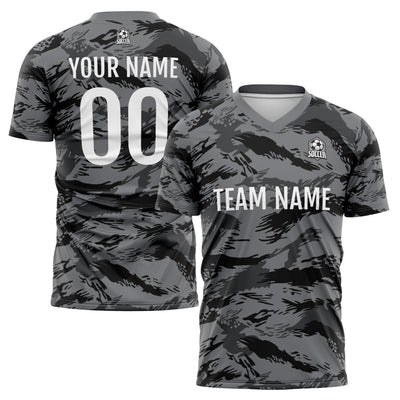 Custom Soccer Jerseys for Men Women Personalized Soccer Uniforms for Adult and Kid Dark Gray enthsush