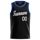 Custom Stitched Basketball Jersey for Men, Women And Kids Black-White-Royal-Gray