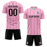 Custom Soccer Jerseys for Men Women Personalized Soccer Uniforms for Adult and Kid Pink