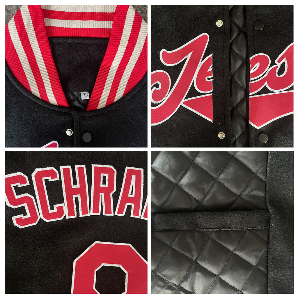 Custom Varsity Jacket Letterman jacket for Men, Women and Youth White Blue enthsush