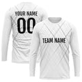 Custom Basketball Soccer Football Shooting Long T-Shirt for Adults and Kids White enthsush
