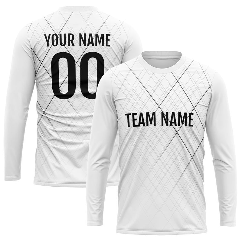 Custom Basketball Soccer Football Shooting Long T-Shirt for Adults and Kids White enthsush