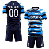 Custom Soccer Jerseys for Men Women Personalized Soccer Uniforms for Adult and Kid Blue