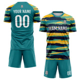 Custom Soccer Jerseys for Men Women Personalized Soccer Uniforms for Adult and Kid Teal