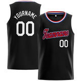 Custom Stitched Basketball Jersey for Men, Women And Kids Black-Red-Royal-White