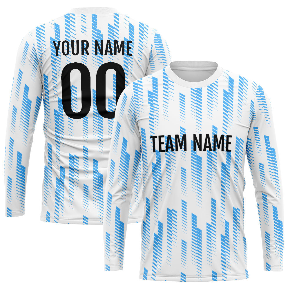 Custom Basketball Soccer Football Shooting Long T-Shirt for Adults and Kids White enthsush
