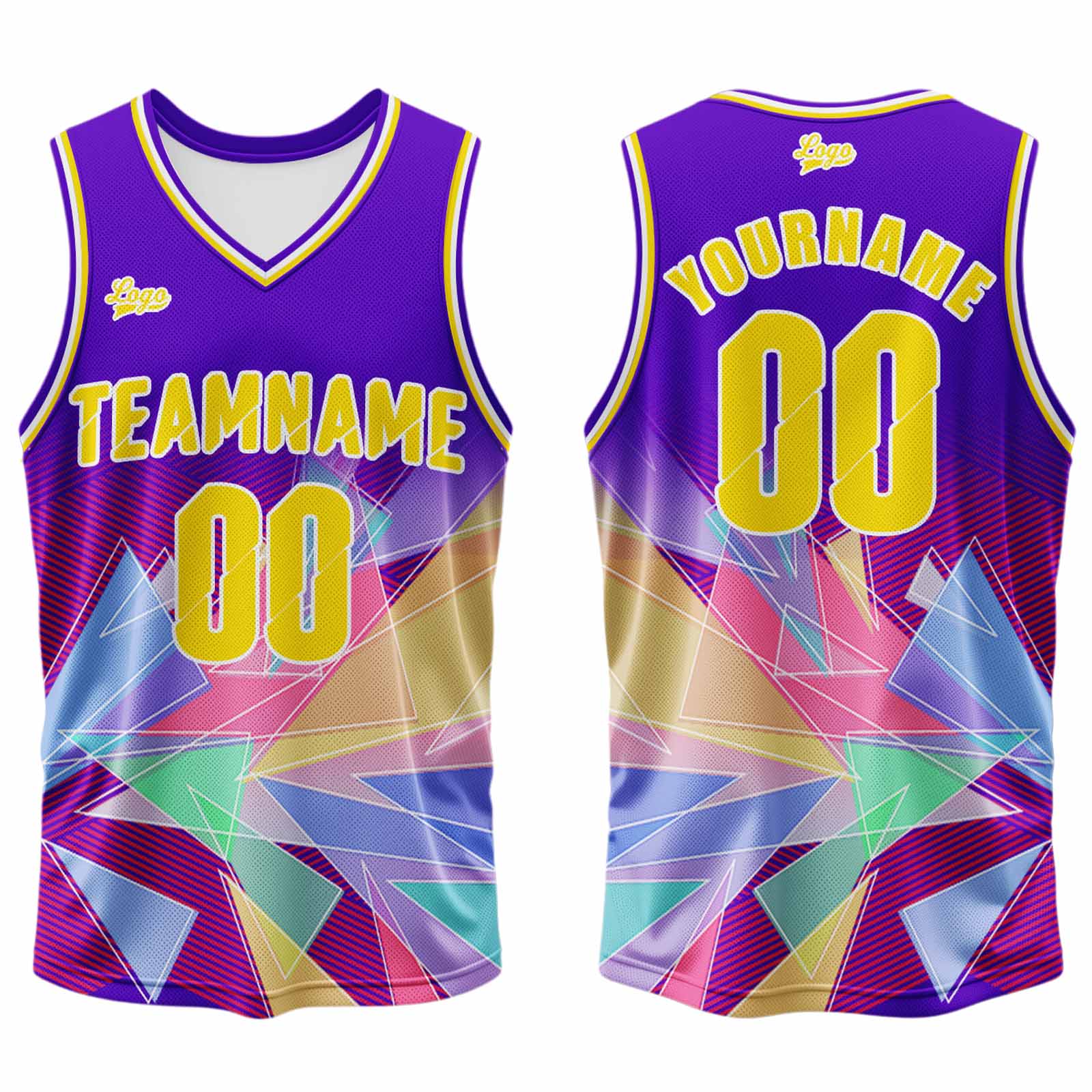 Custom Purple Basketball Jersey Uniform Suit Printed Your Logo Name Number enthsush