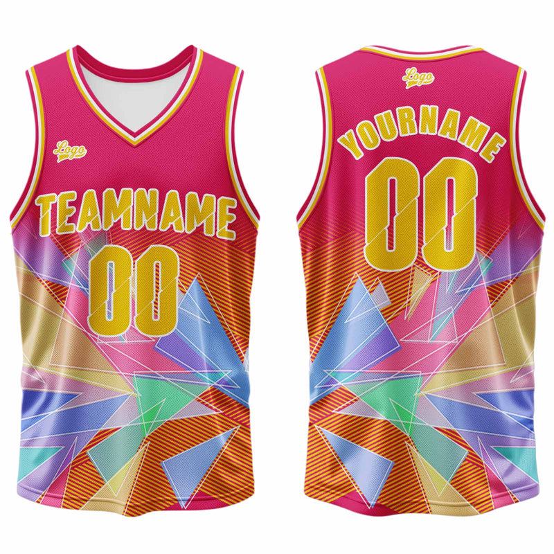 Custom Orange Red Basketball Jersey Uniform Suit Printed Your Logo Name Number