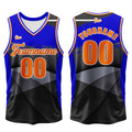 Custom Black Blue Basketball Jersey Uniform Suit Printed Your Logo Name Number enthsush