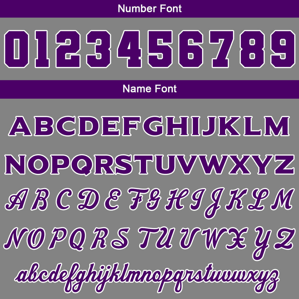 Custom Varsity Jacket Letterman jacket for Men, Women and Youth Grey Purple enthsush