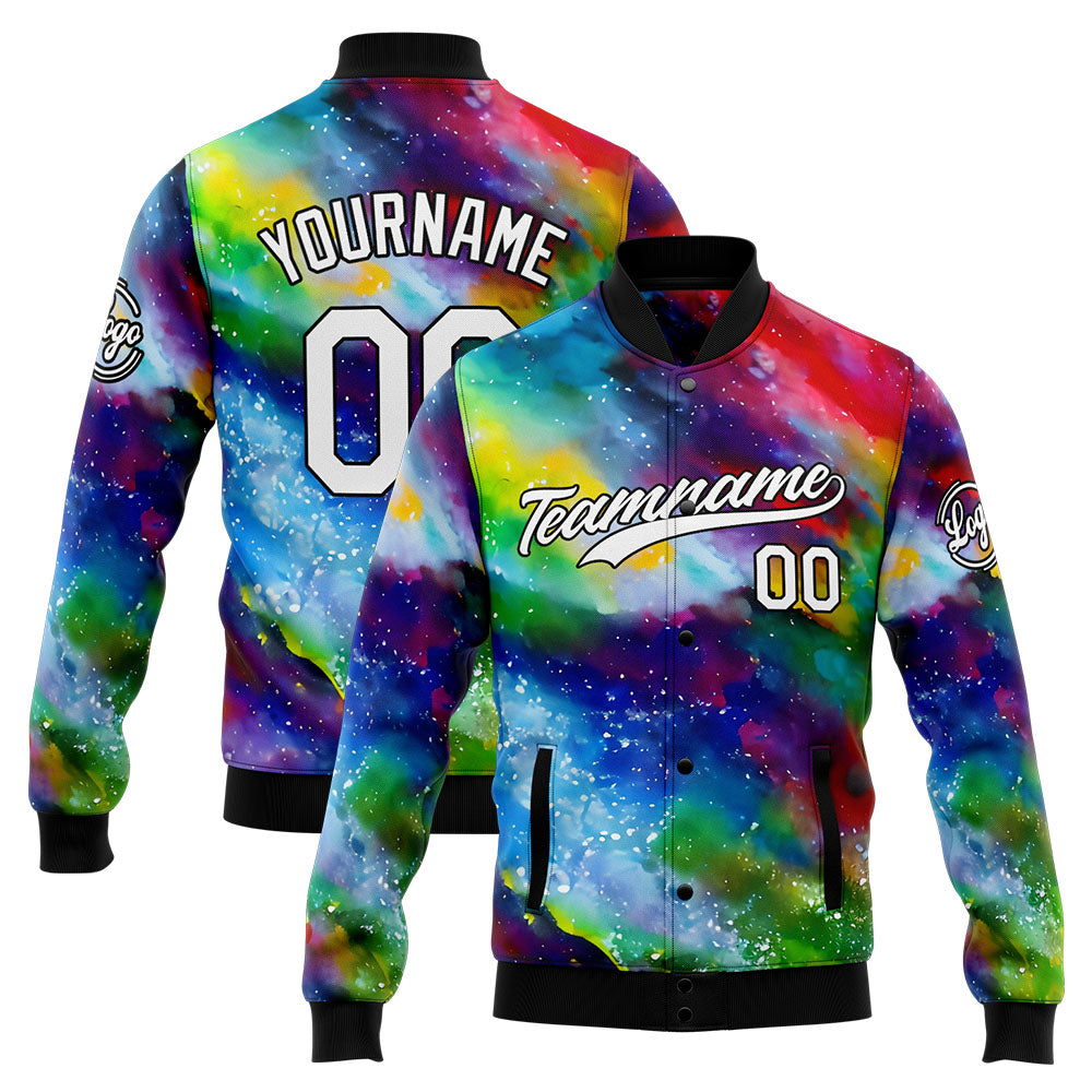 Personalized Custom Men's Jacket Customize Your Team Name, Logo, and Number enthsush