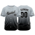 Custom Full Print Design Authentic Baseball Jersey black-gray enthsush