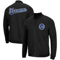 Custom Long Sleeve Windbreaker Jackets Uniform Printed Your Logo Name Number Black-Royal-White enthsush