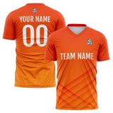 Custom Soccer Jerseys for Men Women Personalized Soccer Uniforms for Adult and Kid Orange&White