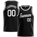 Custom Stitched Basketball Jersey for Men, Women And Kids Black-White enthsush