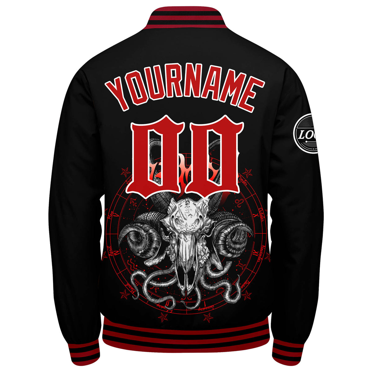 Custom Varsity Jacket Letterman jacket for Men, Women and Youth Red enthsush