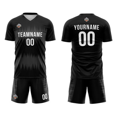 Custom Soccer Jerseys for Men Women Personalized Soccer Uniforms for Adult and Kid Black-Gray enthsush