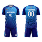 Custom Soccer Jerseys for Men Women Personalized Soccer Uniforms for Adult and Kid Royal-Light Blue