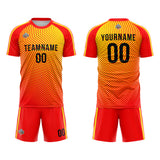 Custom Soccer Jerseys for Men Women Personalized Soccer Uniforms for Adult and Kid Red-Yellow