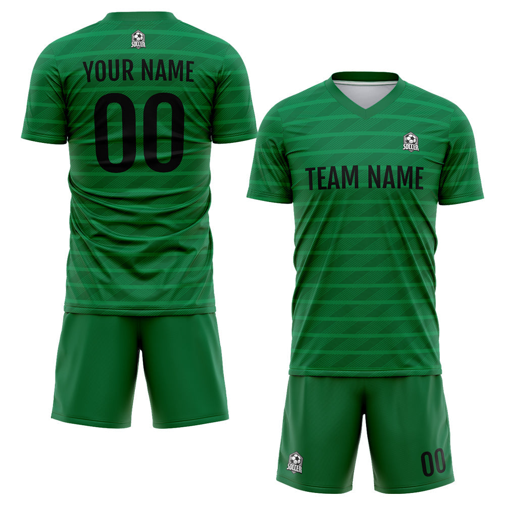 Custom Soccer Jerseys for Men Women Personalized Soccer Uniforms for Adult and Kid Green enthsush