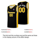 Custom basketball jersey shorts for men and women. Embroidered and printed name, number and logo Black