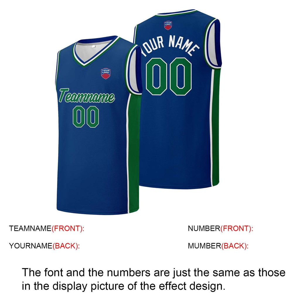 Custom basketball jersey shorts for men and women. Embroidered and printed name, number and logo Blue enthsush