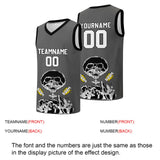 Custom basketball jersey for men and women. Stitched and printed name, number and logo