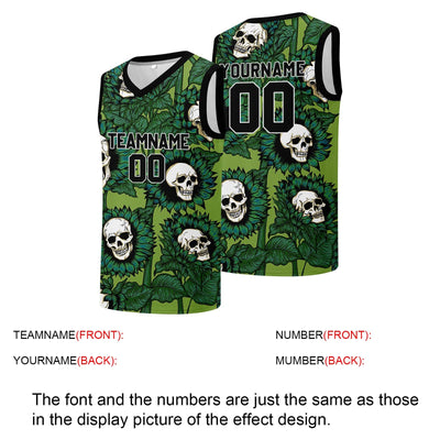 Custom basketball jersey for men and women. Stitched and printed name, number and logo Green enthsush