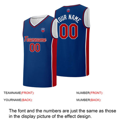Custom basketball jersey shorts for men and women. Embroidered and printed name, number and logo Blue enthsush
