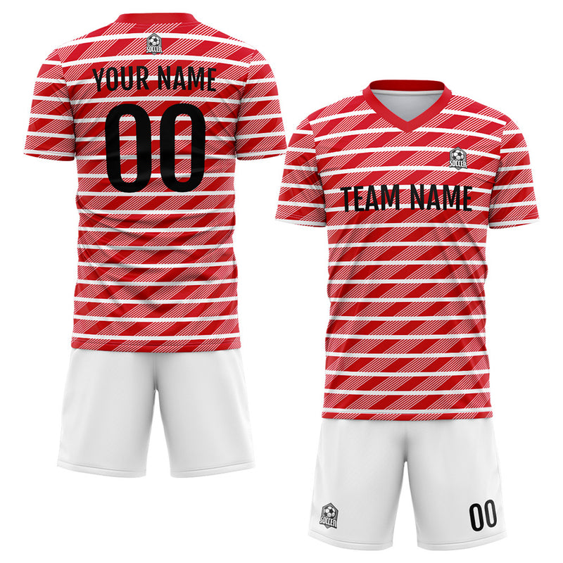 Custom Soccer Jerseys for Men Women Personalized Soccer Uniforms for Adult and Kid Red