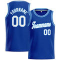 Custom Stitched Basketball Jersey for Men, Women And Kids Royal-Light Blue-White enthsush