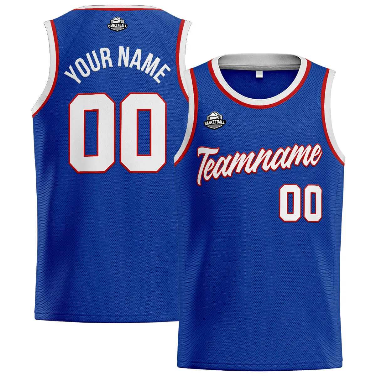 Custom Stitched Basketball Jersey for Men, Women  And Kids Royal-White-Red enthsush