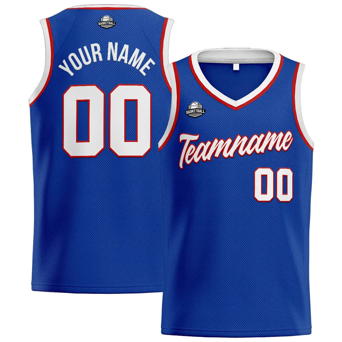Custom Stitched Basketball Jersey for Men, Women  And Kids Royal-White-Red enthsush