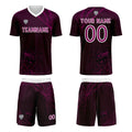Custom Purple Jerseys for Men Women Personalized Soccer Uniforms for Adult and Kid enthsush
