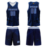 Custom Azure Basketball Jersey Uniform Suit Printed Your Logo Name Number