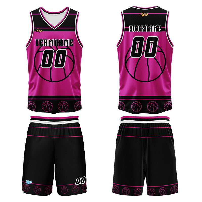 Custom White Rose Basketball Jersey Uniform Suit Printed Your Logo Name Number