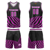 Custom Purple Basketball Jersey Uniform Suit Printed Your Logo Name Number
