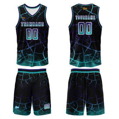 Custom Blue Violet Basketball Jersey Uniform Suit Printed Your Logo Name Number enthsush