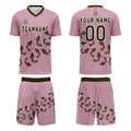Custom Pink Jerseys for Men Women Personalized Soccer Uniforms for Adult and Kid enthsush