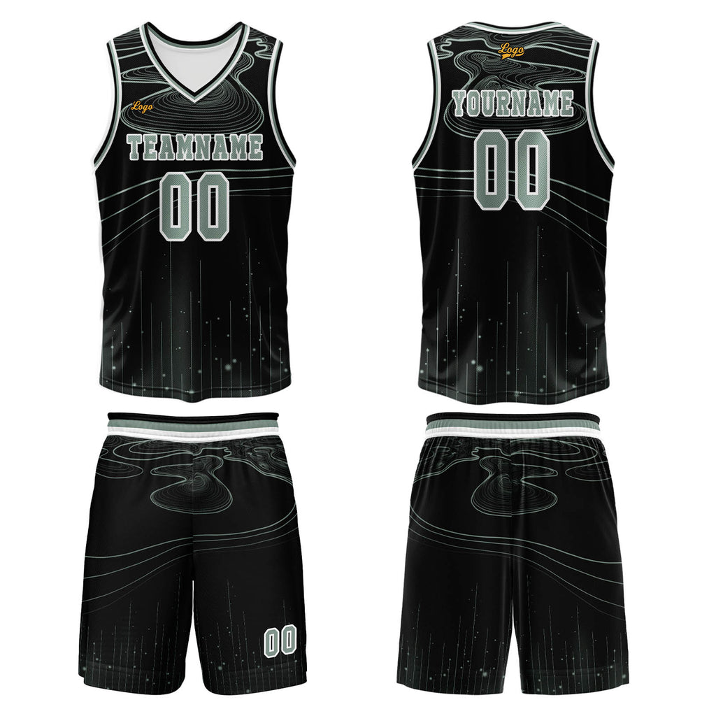 Custom Aqua Basketball Jersey Uniform Suit Printed Your Logo Name Number enthsush