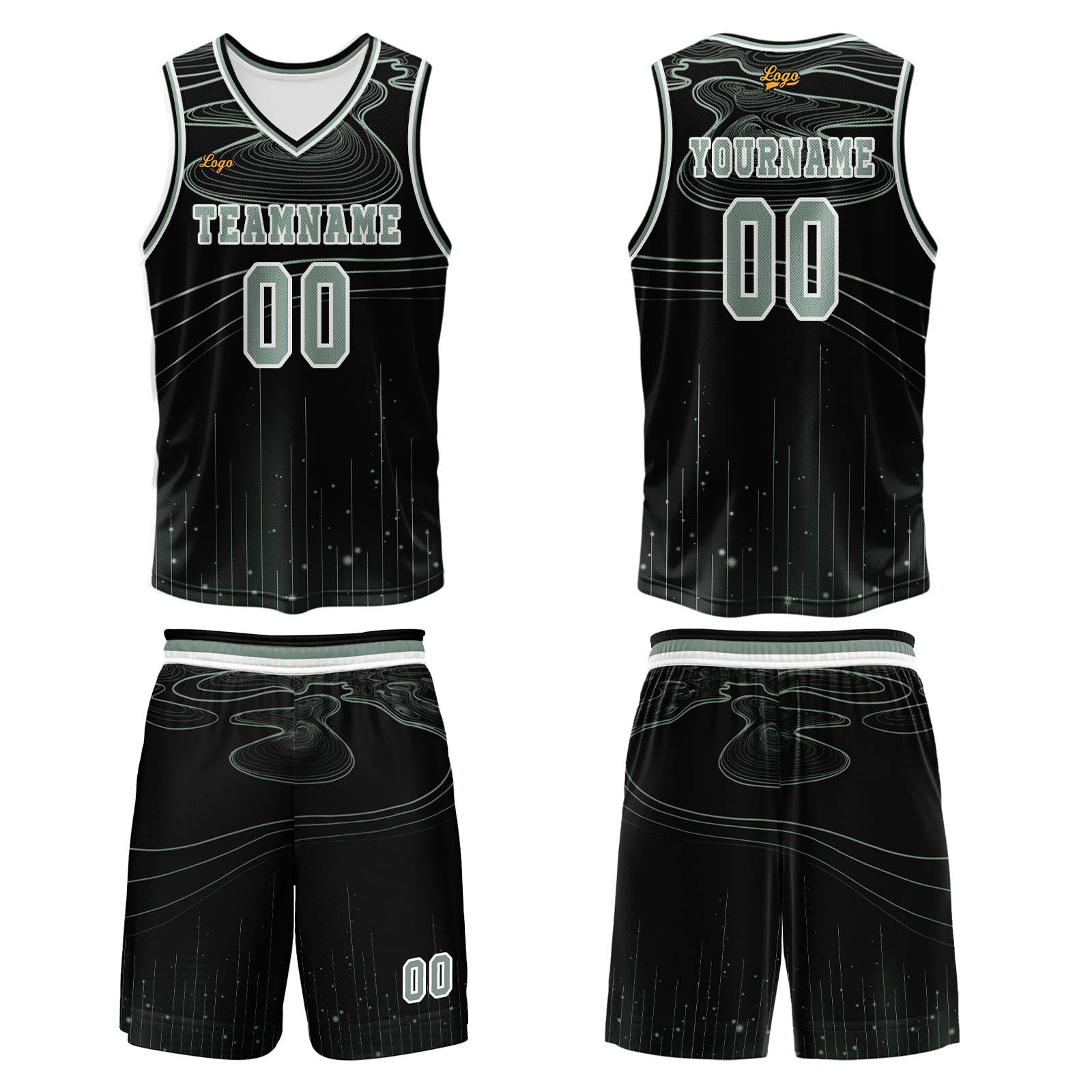 Custom Aqua Basketball Jersey Uniform Suit Printed Your Logo Name Number enthsush