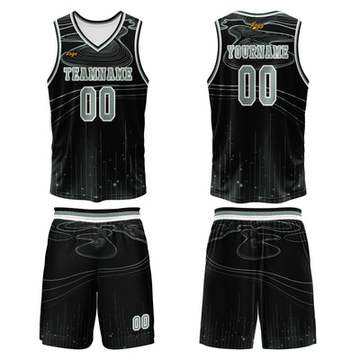 Custom Aqua Basketball Jersey Uniform Suit Printed Your Logo Name Number enthsush