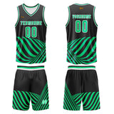 Custom Green Basketball Jersey Uniform Suit Printed Your Logo Name Number